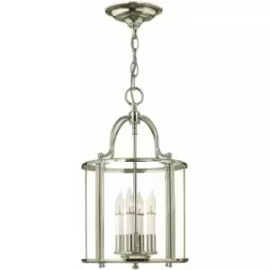 Image of Loops - 4 Bulb Ceiling Pendant Light Fitting Highly Polished Nickel LED E14 60W