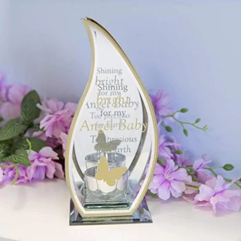Image of Thoughts of You Flame Tealight Holder - Angel Baby