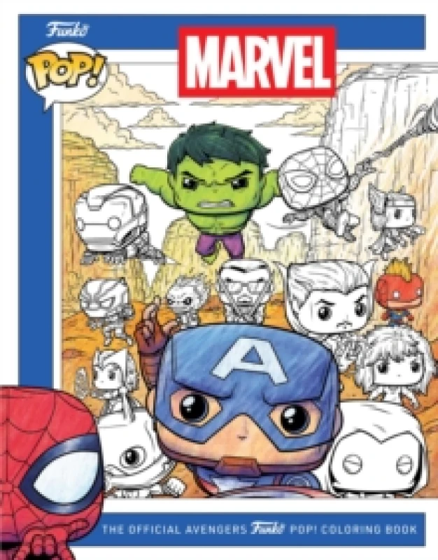 Image of Marvel:The Official Avengers Funko POP! Coloring Book Paperback / softback