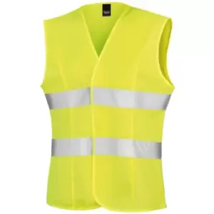 Image of Result Womens/Ladies Reflective Safety Tabard (XS) (Fluorescent Yellow) - Fluorescent Yellow