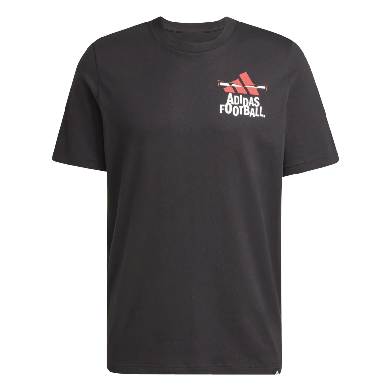 Image of Adidas Graphic T-Shirt adidas Football Noir Male L