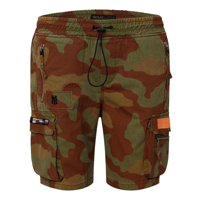 Image of Replay Chino Shorts Green male 29 inch