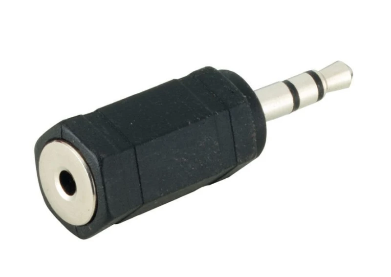 Image of Microconnect AUDALX cable gender changer 3.5mm 2.5mm Black