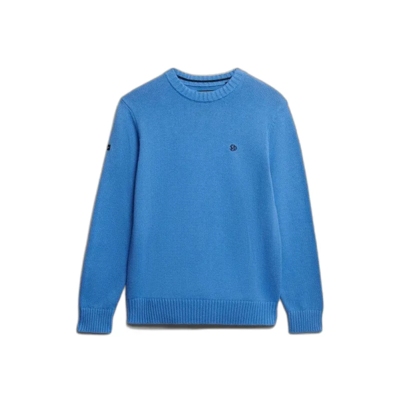 Image of Superdry Cotton jumper Superdry Preppy Bleu Male XL