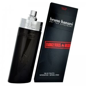 image of Bruno Banani Dangerous Man Eau de Toilette For Him 30ml