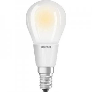 Image of OSRAM LED (monochrome) EEC A++ (A++ - E) E14 Droplet 6 W = 60 W Warm white (Ø x L) 45mm x 110 mm dimmable, Filament