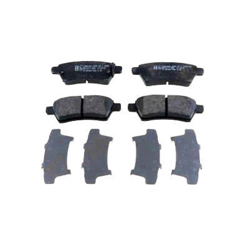 Image of ZIMMERMANN 24240.165.1 Brake pad set Rear Axle, with acoustic wear warning, Photo corresponds to scope of supply Brake Pad Set,disc brake (402)