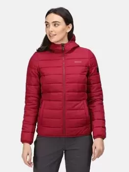 Image of Regatta Helfa Quilted Jacket - Dark Burgundy, Dark Burgundy, Size 10, Women