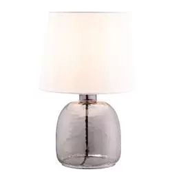 image of Boho Table Lamp & White Shade