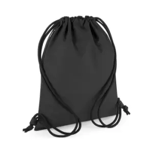 image of BagBase Unisex Reflective Gymsac (One Size) (Black Reflective)