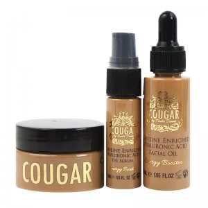 image of Cougar Caffeine Enriched Hyaluronic Acid Facial Oil Gift Set