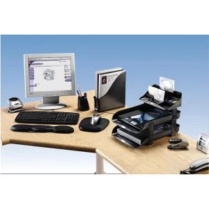 Image of Rexel Agenda2 Desk Tidy Charcoal Single