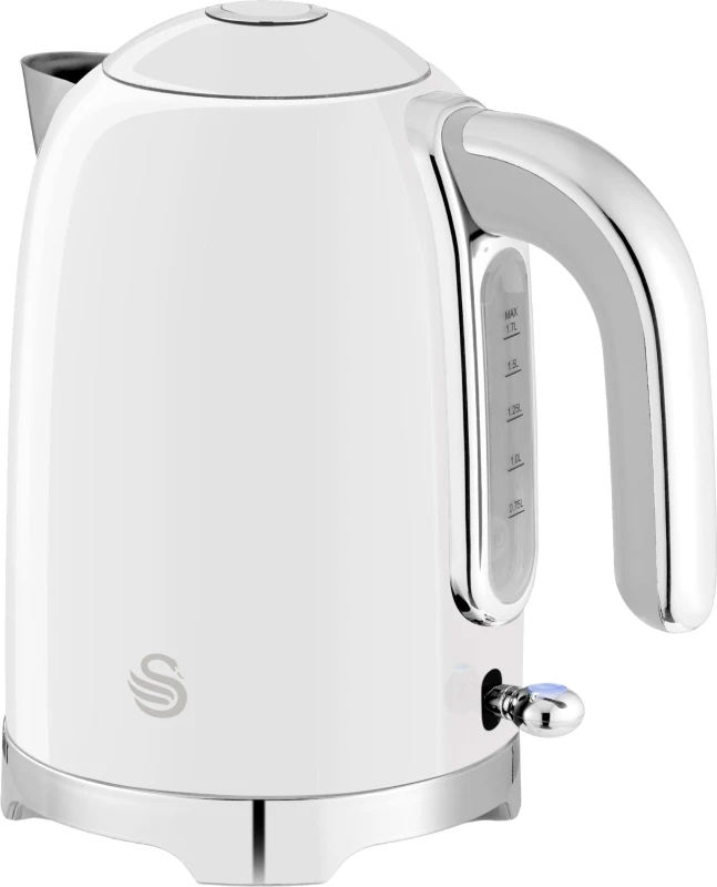 Image of Swan Solace 1.7L SS Jug Kettle SK19026WHT, White SK19026WHT