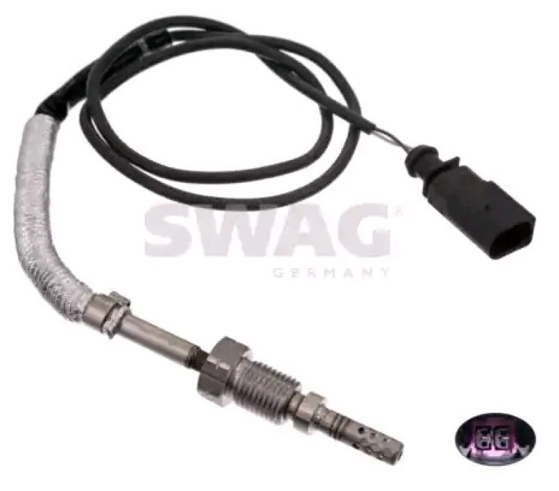 Image of SWAG 30 94 9272 Sensors behind exhaust turbocharger Sensor,exhaust gas temperature (3938)