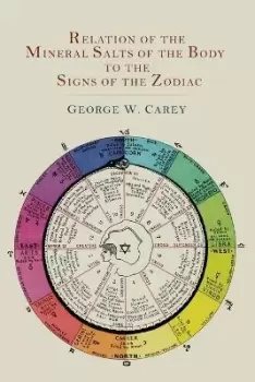 Image of Relation of the Mineral Salts of the Body to the by George W Carey