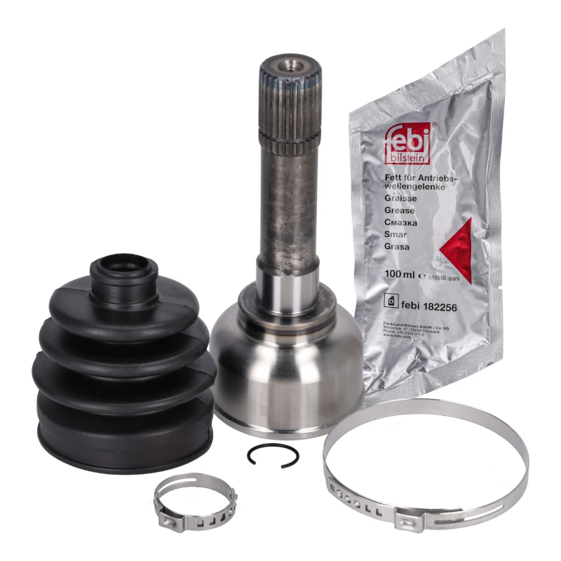 Image of FEBI BILSTEIN 185066 CV Joint Front Axle, with grease Joint Kit,drive shaft (5)