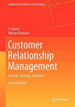 Image of Customer Relationship Management by V. Kumar Paperback