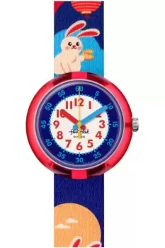 Image of Childrens Flik Flak Year Of The Rabbit 2023 Chinese New Year Watch FPNP134
