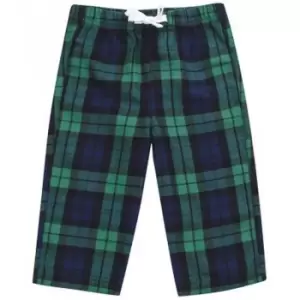 Image of Larkwood Baby Tartan Lounge Pants (12-18 Months) (Navy/Green)