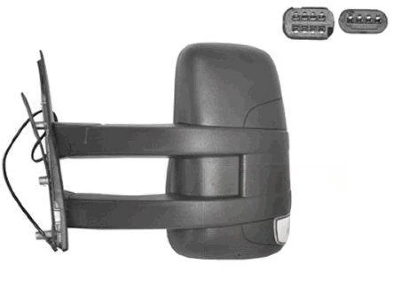 Image of VAN WEZEL 2815817 Wing mirror * HAGUS * Left, Long mirror arm Outside Mirror (50)