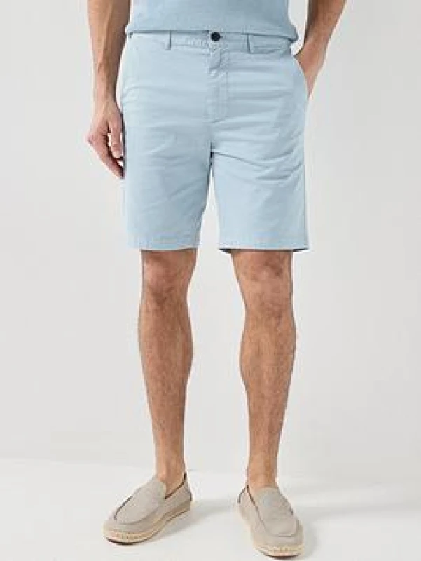 Image of Boss Mens BOSS Orange Chino Slim Shorts - Blue Male S