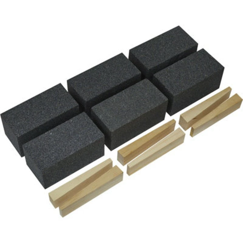 Image of Loops 6 PACK Silicon Carbide Floor Grinding Block - 50 x 50 x 100mm - 36 Grit Multi