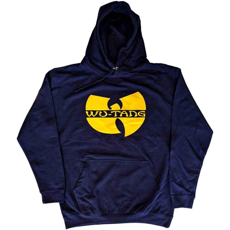 Image of Wu Tang Clan Katana Logo Hoodie Blue unisex