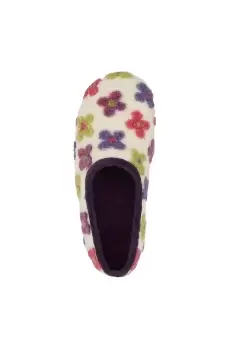 Image of Gracie Floral Memory Foam Slippers