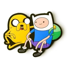 image of Adventure Time - Jake & Finn Unisex Medium Belt Buckle - Multi-Colour