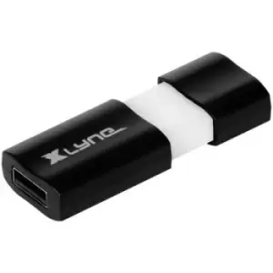 image of Xlyne Wave USB stick 128GB Black, White 7912800 USB 3.2 1st Gen (USB 3.0)