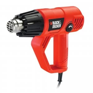 image of Black and Decker KX2001K Pistol Grip DIY Hot Air Heat Gun 240v