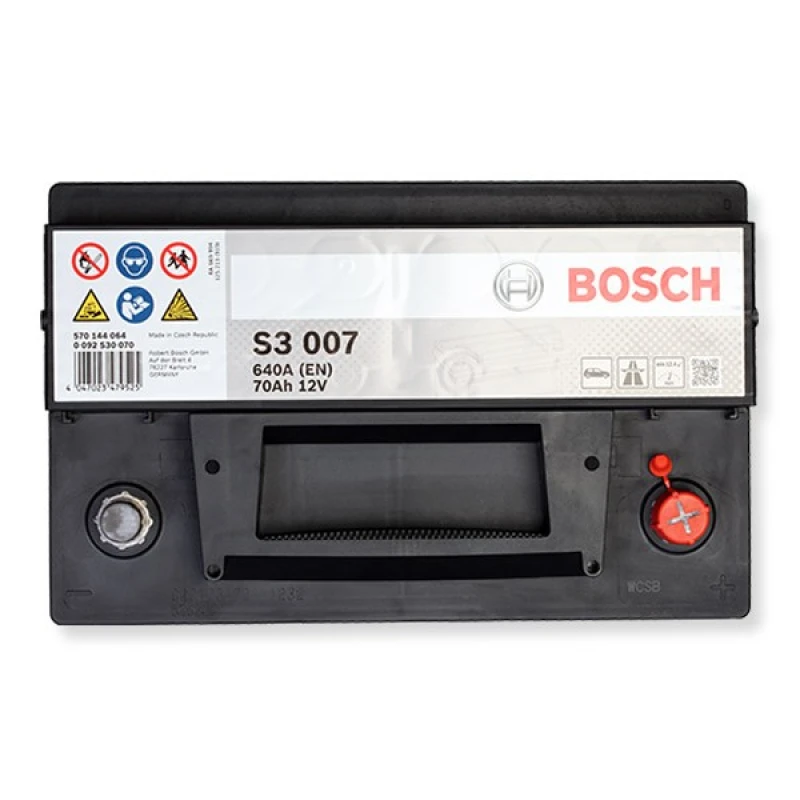 Image of Bosch Starter battery Battery Capacity: 70Ah 0 092 S30 070 Battery,Accumulator battery VW,AUDI,OPEL,GOLF II (19E, 1G1),GOLF III (1H1)