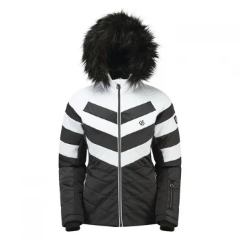 Dare2B Dazzling Waterproof Ski Jacket - Black/White