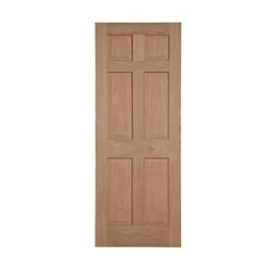 Image of 6 Panel Oak veneer Internal Door H1981mm W686mm