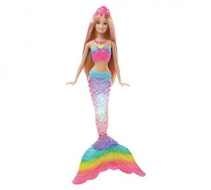 image of Barbie Rainbow Light Mermaid