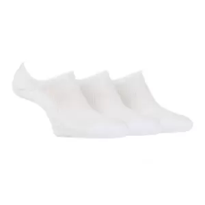 Image of Jeep 3 Pack Bamboo No-Show Socks Ladies - White