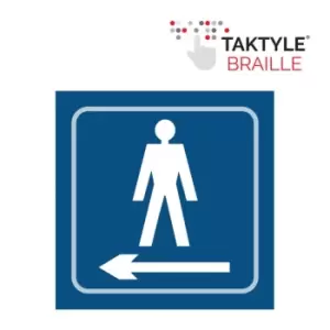 Image of Gentlemen Graphic Arrow Left - Taktyle (150 x 150mm)
