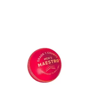 Image of Gunn And Moore and Moore Maestro County Cricket Ball - Red