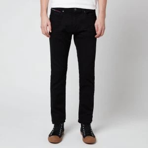 Image of Tommy Jeans Mens Scanton Slim Jeans - New Black Stretch - W30/L34