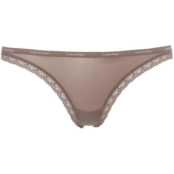 Image of Calvin Klein Bottoms Up Thong - Grey
