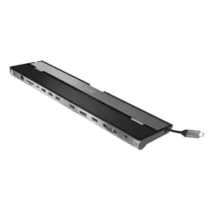 Image of j5create JCD543 USB-C Triple Display Docking Station includes 2x HDMI ports and 5x USB ports Silver and Black