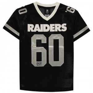 image of NFL Mesh Jersey T Shirt Juniors - Raiders