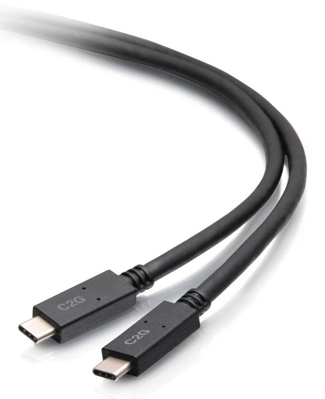 Image of C2G C2G 1.8m USB-C Male to USB-C Male Cable (20V 5A) - USB 3.2 Gen 1 (5Gbps) 28882