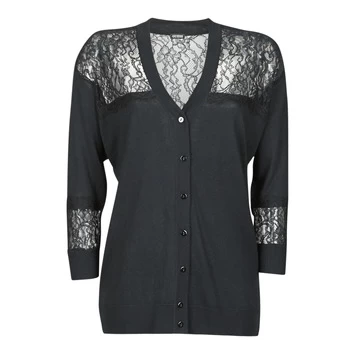 image of Guess IRENE CARDI SWTR womens in Black - Sizes S,M,L,XS