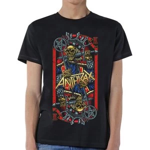 Image of Anthrax - Evil King Unisex Large T-Shirt - Black