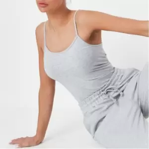 image of Missguided Fitted Vest Top - Grey