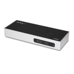 image of USB 3 Dual Monitor Dock HDMI DVI VGA