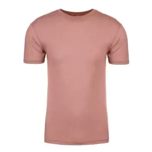Image of Next Level Mens Tri-Blend Crew Neck T-Shirt (XS) (Desert Pink)