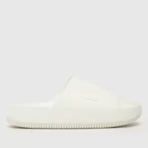 image of Nike Calm Slide Sandals In White