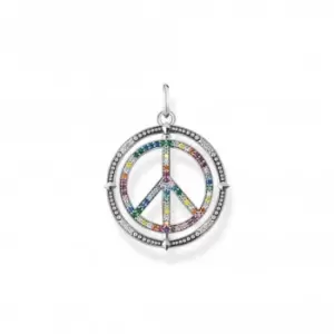 Image of Sterling Silver Multicoloured Pendant PE941-318-7